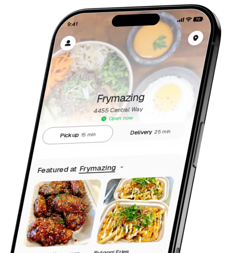 Frymazing app preview