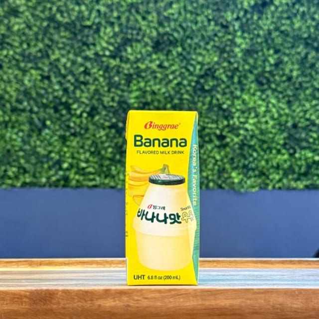 Korean Banana Milk.