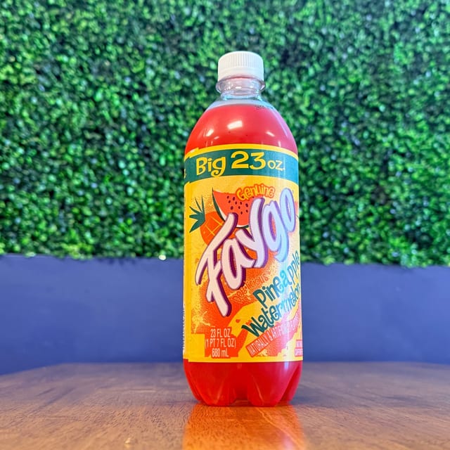 Faygo Watermelon Pineapple Soda.