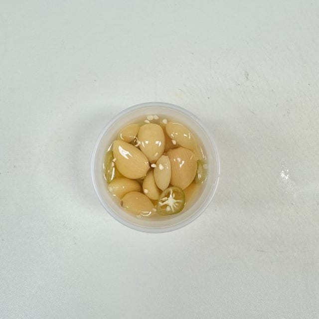 Pickled Garlic.